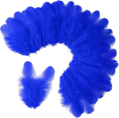 Yellow Craft Feathers Bulk for Crafting Supplies,300Pcs,3-5inch | Natural Rooster Feathers for DIY School Crafts,Dream Catcher,Halloween,Easter,Mardi Gras and Thanksgiving Home Party Decor