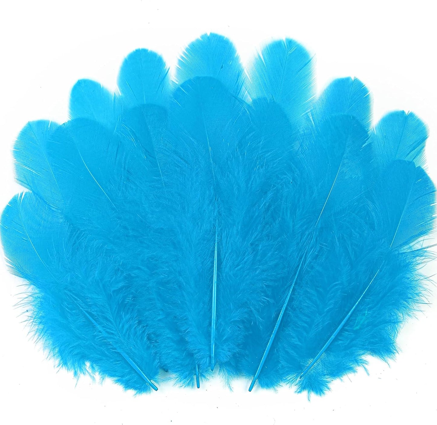 Yellow Craft Feathers Bulk for Crafting Supplies,300Pcs,3-5inch | Natural Rooster Feathers for DIY School Crafts,Dream Catcher,Halloween,Easter,Mardi Gras and Thanksgiving Home Party Decor