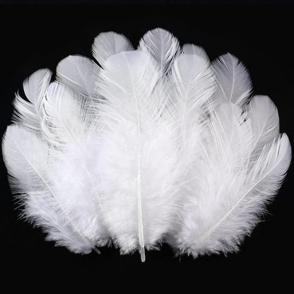 Yellow Craft Feathers Bulk for Crafting Supplies,300Pcs,3-5inch | Natural Rooster Feathers for DIY School Crafts,Dream Catcher,Halloween,Easter,Mardi Gras and Thanksgiving Home Party Decor