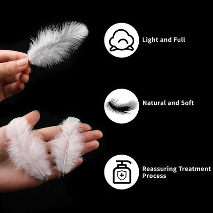 Yellow Craft Feathers Bulk for Crafting Supplies,300Pcs,3-5inch | Natural Rooster Feathers for DIY School Crafts,Dream Catcher,Halloween,Easter,Mardi Gras and Thanksgiving Home Party Decor