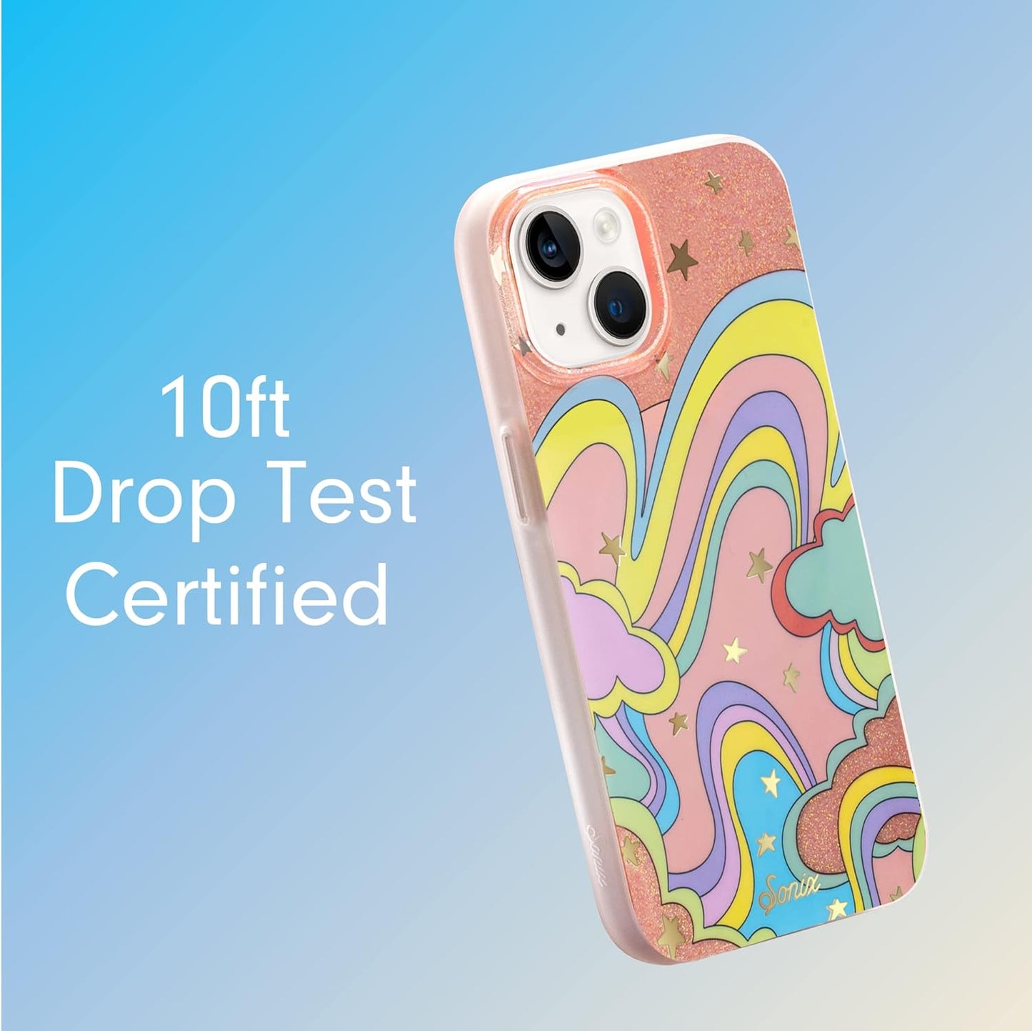 Phone Case for iPhone 16 Pro Max | Compatible with MagSafe | 10ft Drop Tested | Lemon Gingham - Colors C