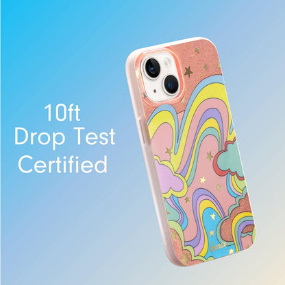 Phone Case for iPhone 16 Pro Max | Compatible with MagSafe | 10ft Drop Tested | Lemon Gingham - Colors C