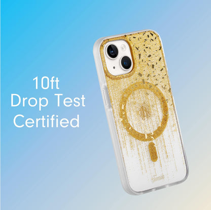 Phone Case for iPhone 16 Pro Max | Compatible with MagSafe | 10ft Drop Tested | Lemon Gingham - Colors C