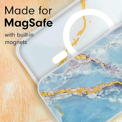 Phone Case for iPhone 16 Pro Max | Compatible with MagSafe | 10ft Drop Tested | Lemon Gingham - Colors C