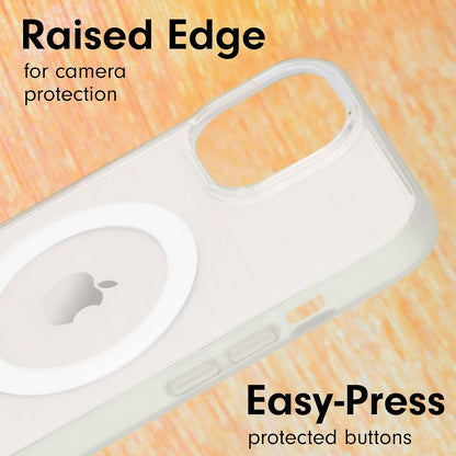 Phone Case for iPhone 16 Pro Max | Compatible with MagSafe | 10ft Drop Tested | Lemon Gingham - Colors C