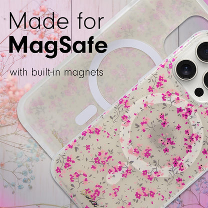 Phone Case for iPhone 16 Pro Max | Compatible with MagSafe | 10ft Drop Tested | Lemon Gingham - Colors C