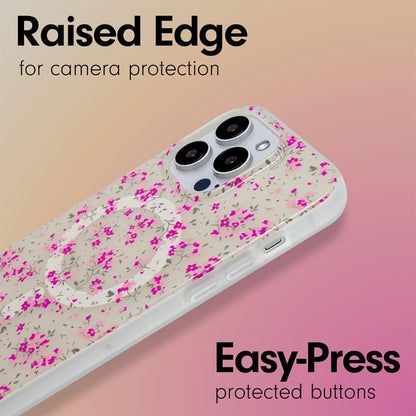 Phone Case for iPhone 16 Pro Max | Compatible with MagSafe | 10ft Drop Tested | Lemon Gingham - Colors C
