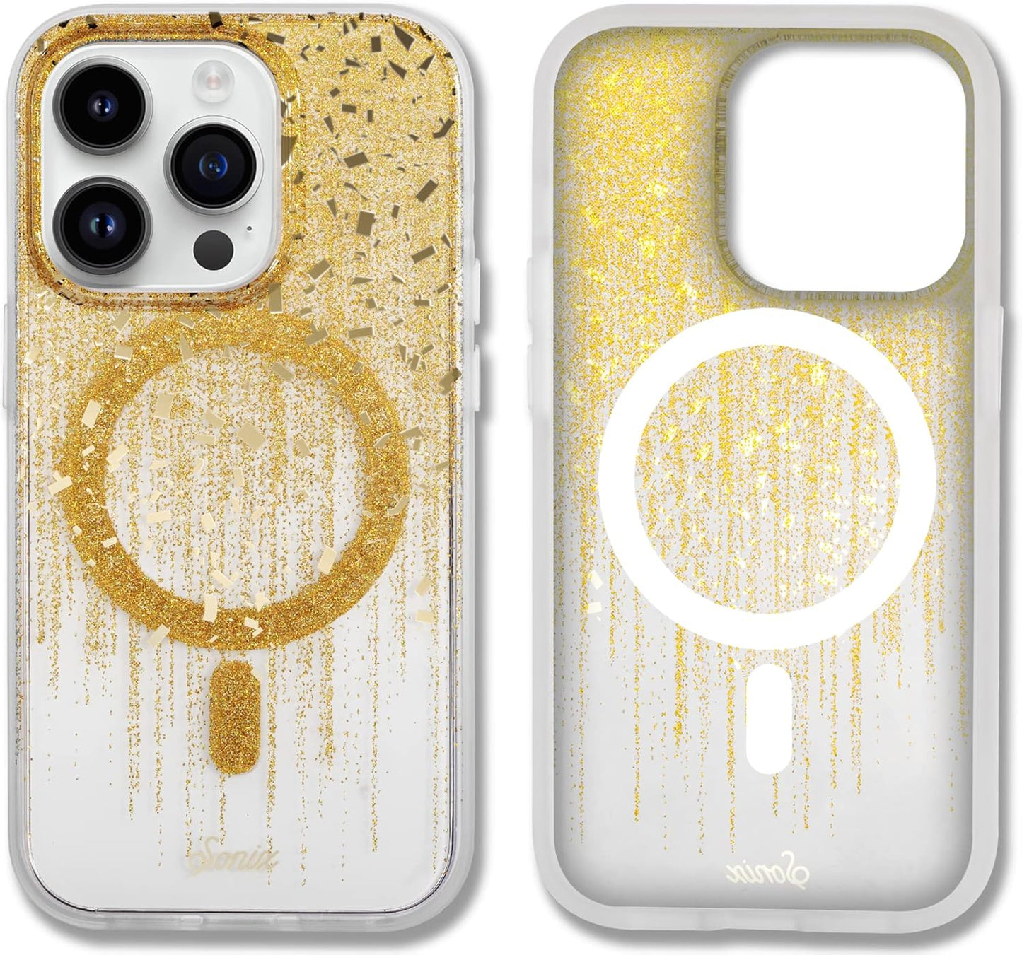 Phone Case for iPhone 16 Pro Max | Compatible with MagSafe | 10ft Drop Tested | Lemon Gingham - Colors C