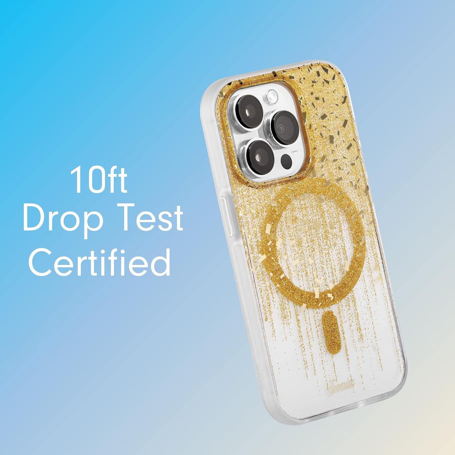 Phone Case for iPhone 16 Pro Max | Compatible with MagSafe | 10ft Drop Tested | Lemon Gingham - Colors C
