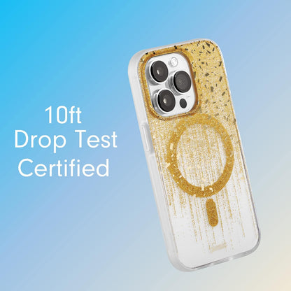 Phone Case for iPhone 16 Pro Max | Compatible with MagSafe | 10ft Drop Tested | Lemon Gingham - Colors C
