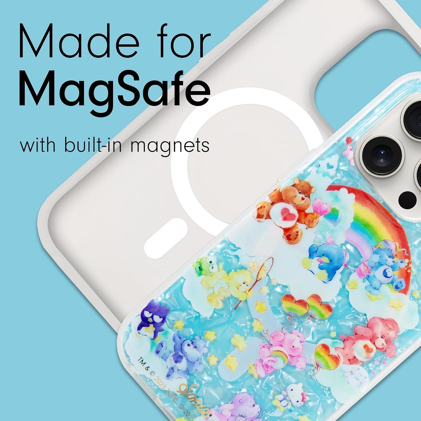 Phone Case for iPhone 16 Pro Max | Compatible with MagSafe | 10ft Drop Tested | Lemon Gingham - Colors C