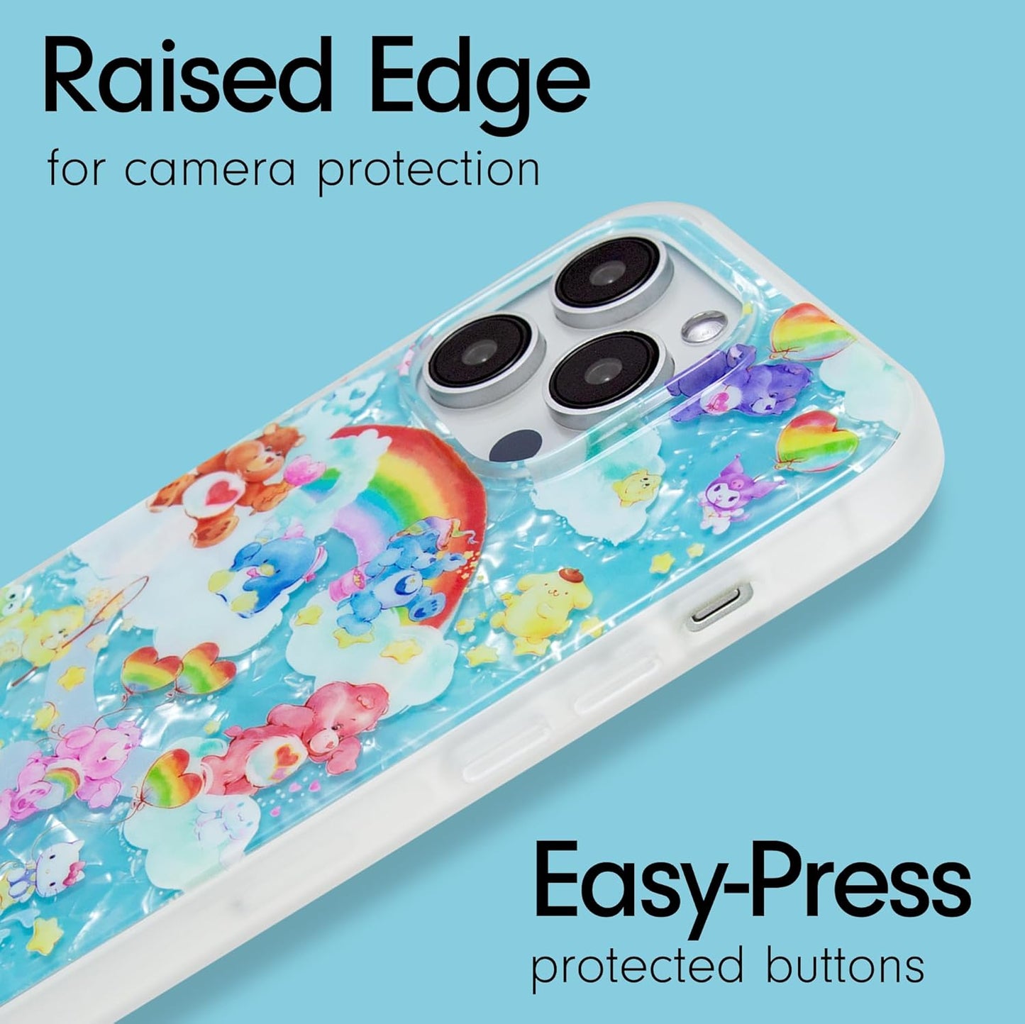 Phone Case for iPhone 16 Pro Max | Compatible with MagSafe | 10ft Drop Tested | Lemon Gingham - Colors C