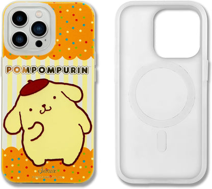 Phone Case for iPhone 16 Pro Max | Compatible with MagSafe | 10ft Drop Tested | Lemon Gingham - Colors C
