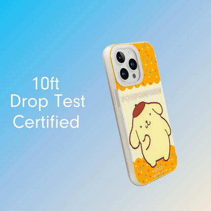 Phone Case for iPhone 16 Pro Max | Compatible with MagSafe | 10ft Drop Tested | Lemon Gingham - Colors C