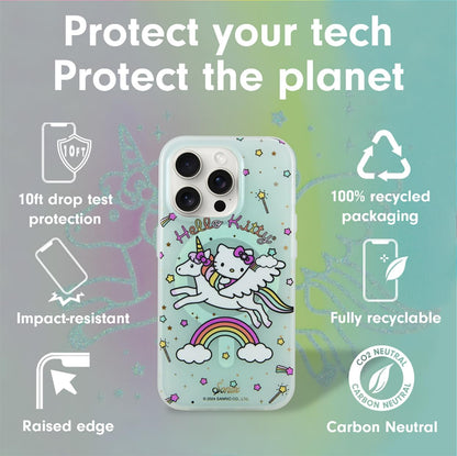 Phone Case for iPhone 16 Pro Max | Compatible with MagSafe | 10ft Drop Tested | Lemon Gingham - Colors C