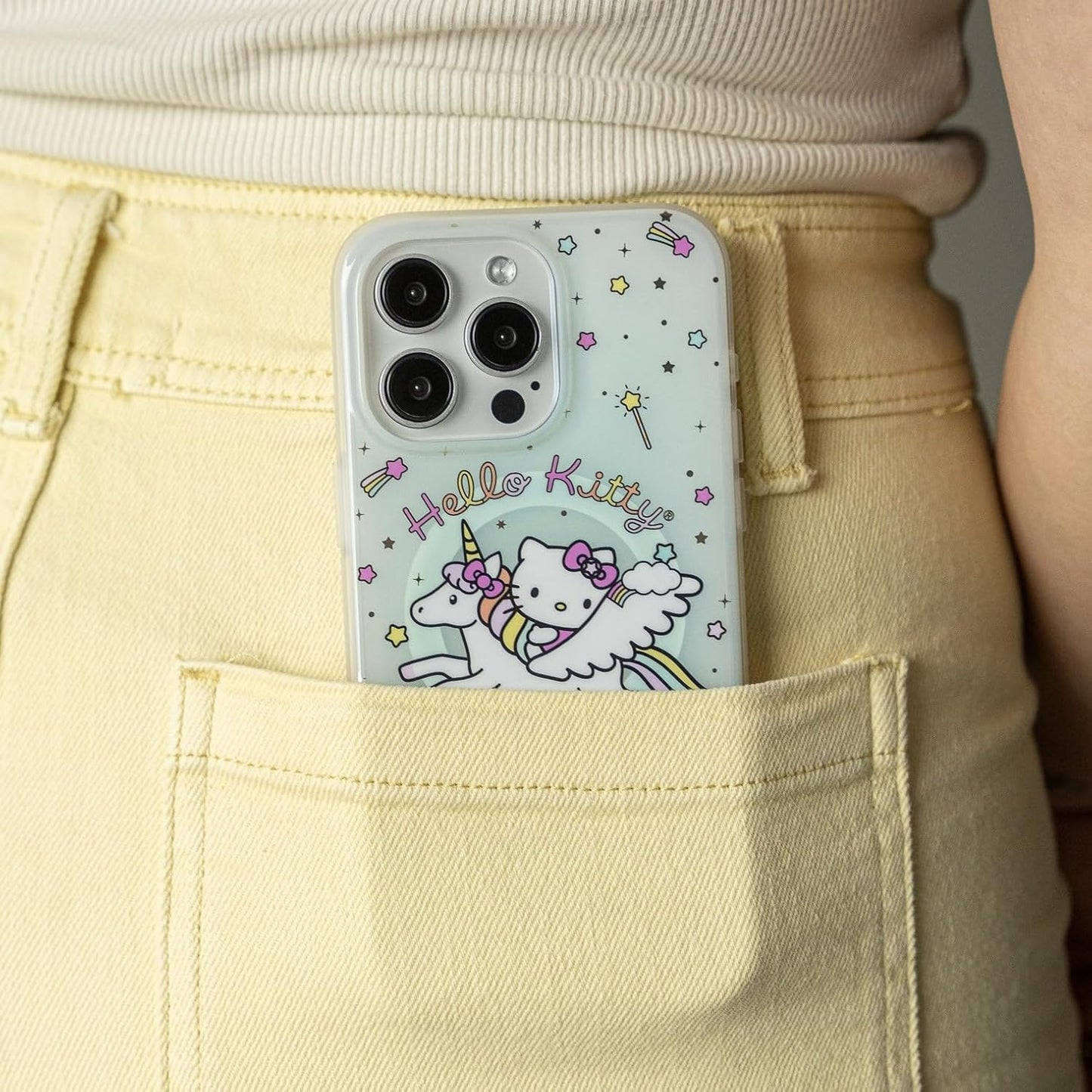 Phone Case for iPhone 16 Pro Max | Compatible with MagSafe | 10ft Drop Tested | Lemon Gingham - Colors C