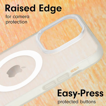 Phone Case for iPhone 16 Pro Max | Compatible with MagSafe | 10ft Drop Tested | Lemon Gingham - Colors C