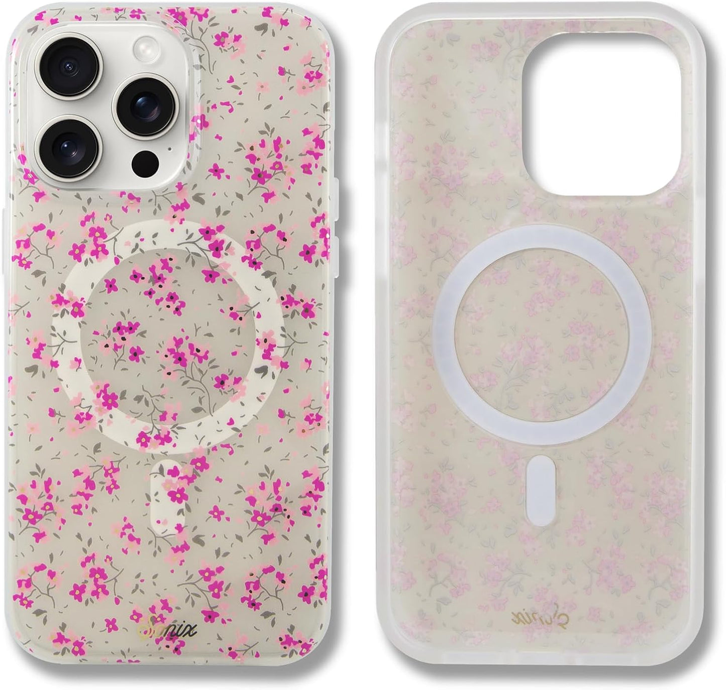 Phone Case for iPhone 16 Pro Max | Compatible with MagSafe | 10ft Drop Tested | Lemon Gingham - Colors C