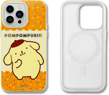 Phone Case for iPhone 16 Pro Max | Compatible with MagSafe | 10ft Drop Tested | Lemon Gingham - Colors C