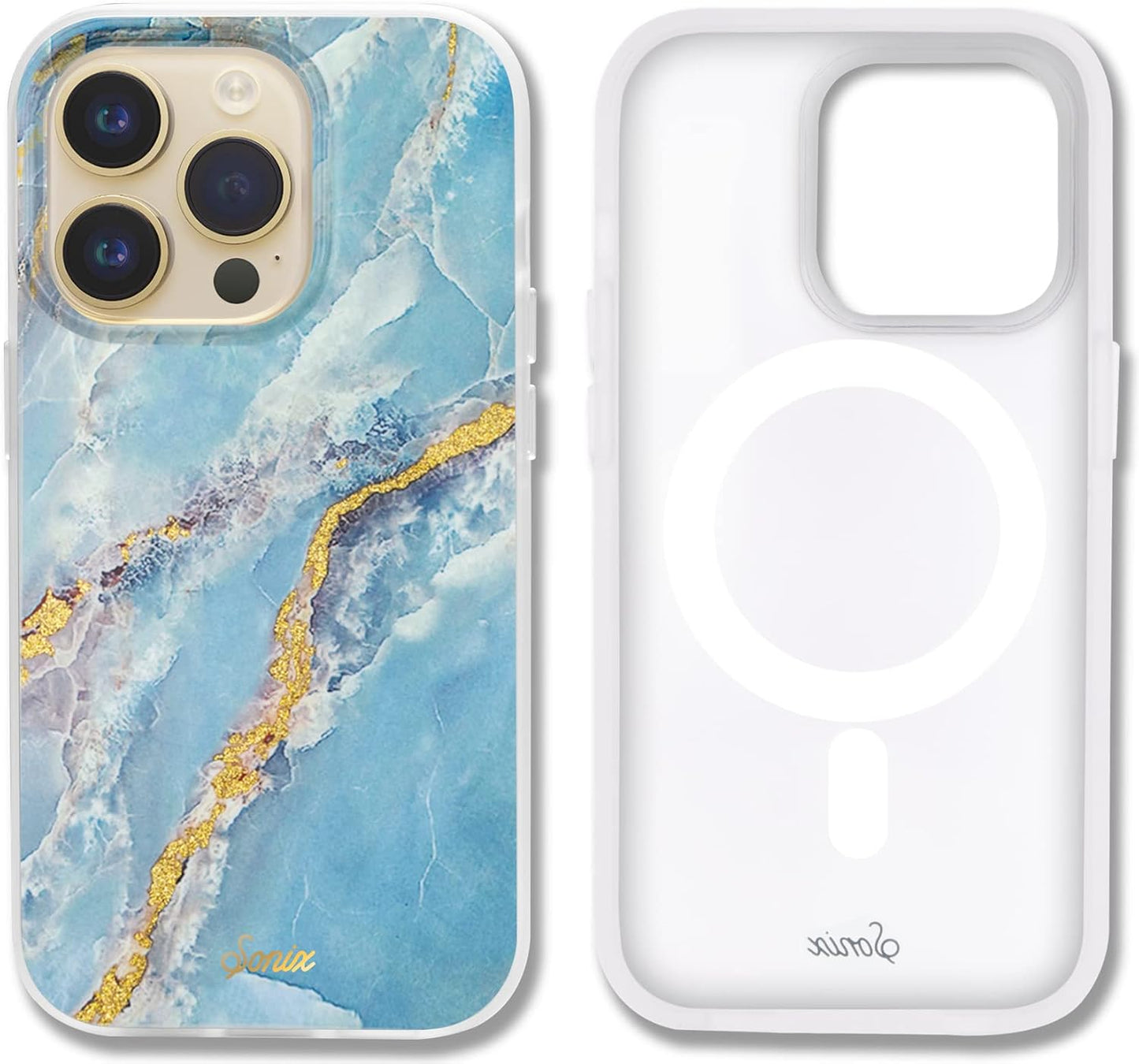 Phone Case for iPhone 16 Pro Max | Compatible with MagSafe | 10ft Drop Tested | Lemon Gingham - Colors C