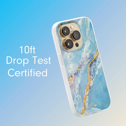 Phone Case for iPhone 16 Pro Max | Compatible with MagSafe | 10ft Drop Tested | Lemon Gingham - Colors C