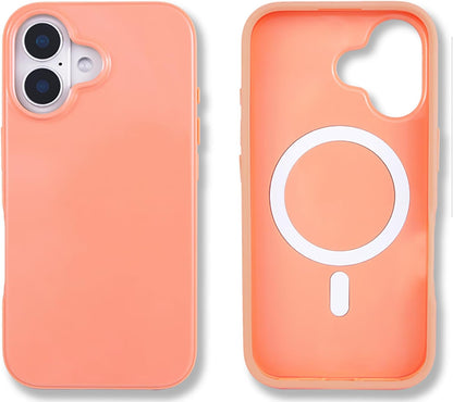 Phone Case for iPhone 16 Pro Max | Compatible with MagSafe | 10ft Drop Tested | Lemon Gingham - Colors C