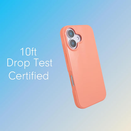 Phone Case for iPhone 16 Pro Max | Compatible with MagSafe | 10ft Drop Tested | Lemon Gingham - Colors C