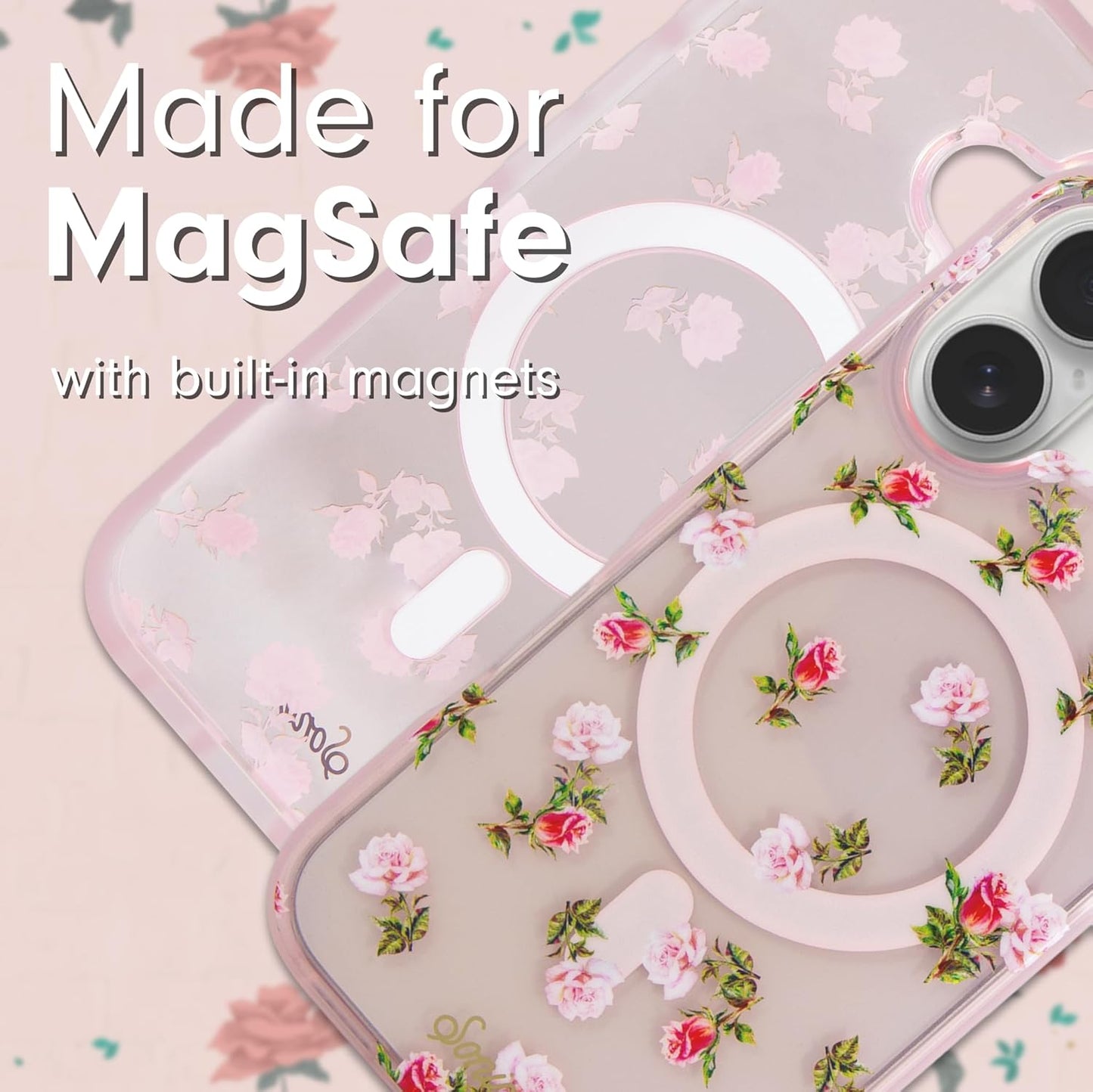 Phone Case for iPhone 16 Pro Max | Compatible with MagSafe | 10ft Drop Tested | Lemon Gingham - Colors C