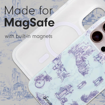 Phone Case for iPhone 16 Pro Max | Compatible with MagSafe | 10ft Drop Tested | Lemon Gingham - Colors C