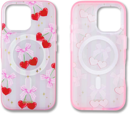 Phone Case for iPhone 16 Pro Max | Compatible with MagSafe | 10ft Drop Tested | Lemon Gingham - Colors C