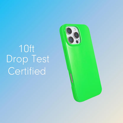 Phone Case for iPhone 16 Pro Max | Compatible with MagSafe | 10ft Drop Tested | Lemon Gingham - Colors C