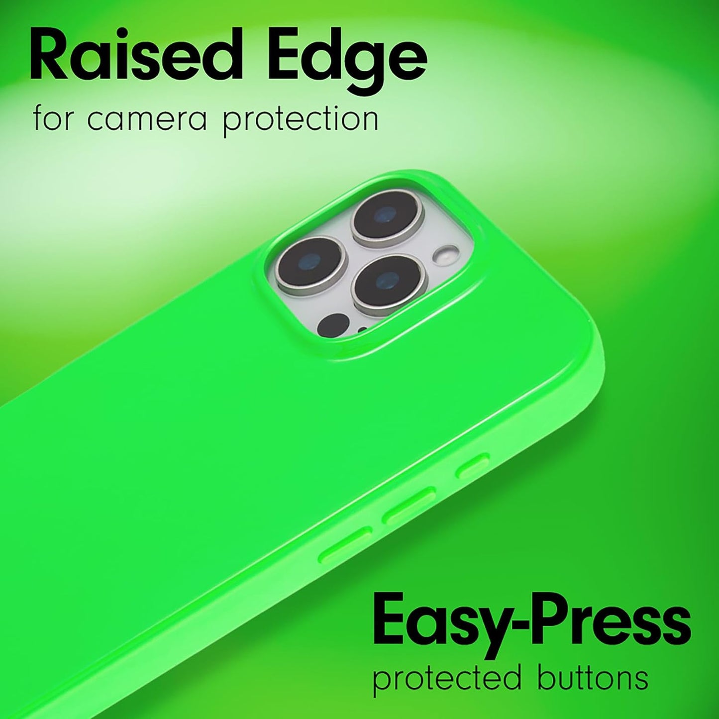 Phone Case for iPhone 16 Pro Max | Compatible with MagSafe | 10ft Drop Tested | Lemon Gingham - Colors C
