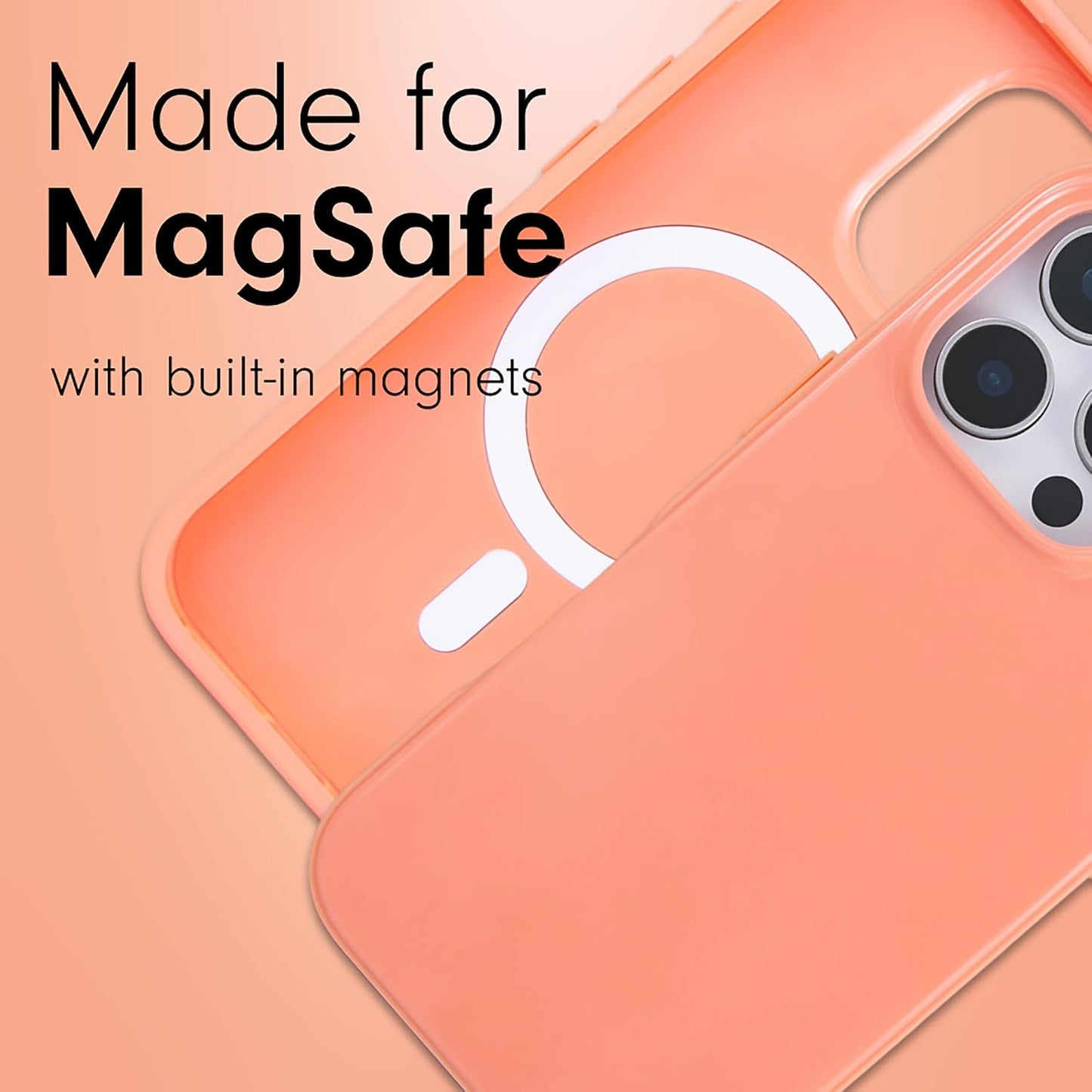 Phone Case for iPhone 16 Pro Max | Compatible with MagSafe | 10ft Drop Tested | Lemon Gingham - Colors C
