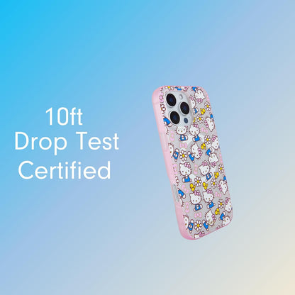 Phone Case for iPhone 16 Pro Max | Compatible with MagSafe | 10ft Drop Tested | Lemon Gingham - Colors C