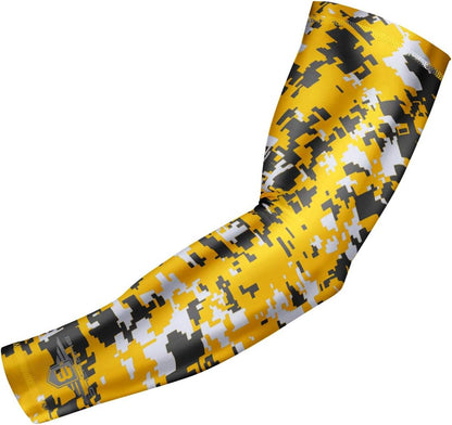 Compression Arm Sleeve - Youth & Adult Sizes - Baseball Football Basketball Sports (1 Arm Sleeve)
