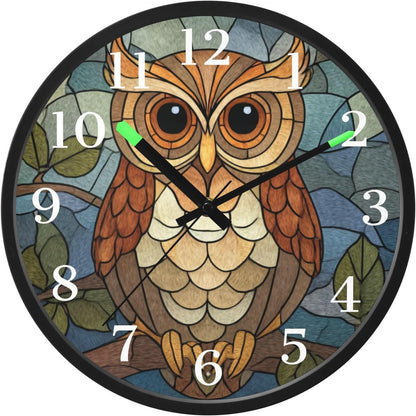 Lemon Yellow Night Light Wall Clock Light Up Luminous Non-Ticking Silent Battery Operated Clocks 12 Inch for Kitchen Home