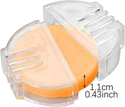 5PCS Hand Sewn Embroidery Beeswax with Plastic Case Yellow Water Soluble Thread Wax Suitable for Sewing Embroidery Jewellery Making DIY Crafts