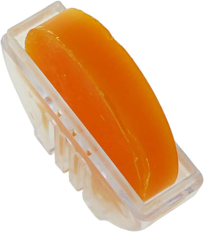 5PCS Hand Sewn Embroidery Beeswax with Plastic Case Yellow Water Soluble Thread Wax Suitable for Sewing Embroidery Jewellery Making DIY Crafts