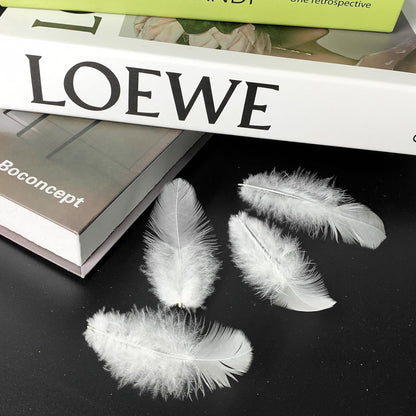 500pcs-Yellow Rooster Feathers 3-5inch Bulk Feathers for Crafts DIY Dream Catcher Supplies（500pcs）