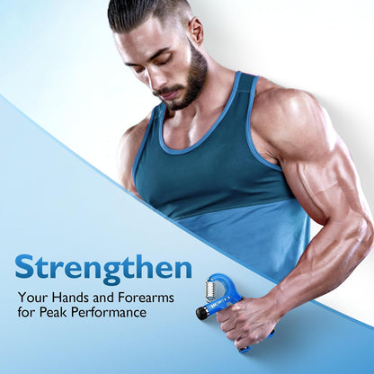 Grip Strengthener Forearm Strengthener, Adjustable Hand Grip Strengthener for Strength Training & Rehabilitation, 10-132 lbs Resistance, Ideal for Athletes and Physical Therapy (1 Piece)