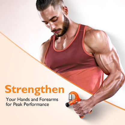 Grip Strengthener Forearm Strengthener, Adjustable Hand Grip Strengthener for Strength Training & Rehabilitation, 10-132 lbs Resistance, Ideal for Athletes and Physical Therapy (1 Piece)