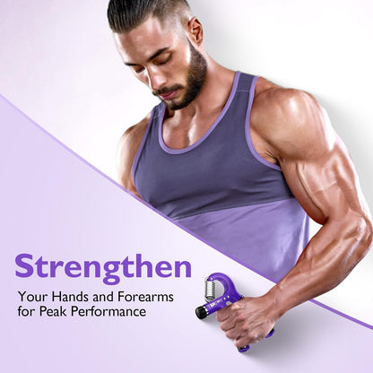 Grip Strengthener Forearm Strengthener, Adjustable Hand Grip Strengthener for Strength Training & Rehabilitation, 10-132 lbs Resistance, Ideal for Athletes and Physical Therapy (1 Piece)