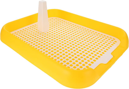 Dog Litter Box Mesh Training Toilet Potty Tray for Puppy and Small Size Dog Indoor Dogs Potty Training Pads Holder for Small and Medium Dogs Pee Pad Holder