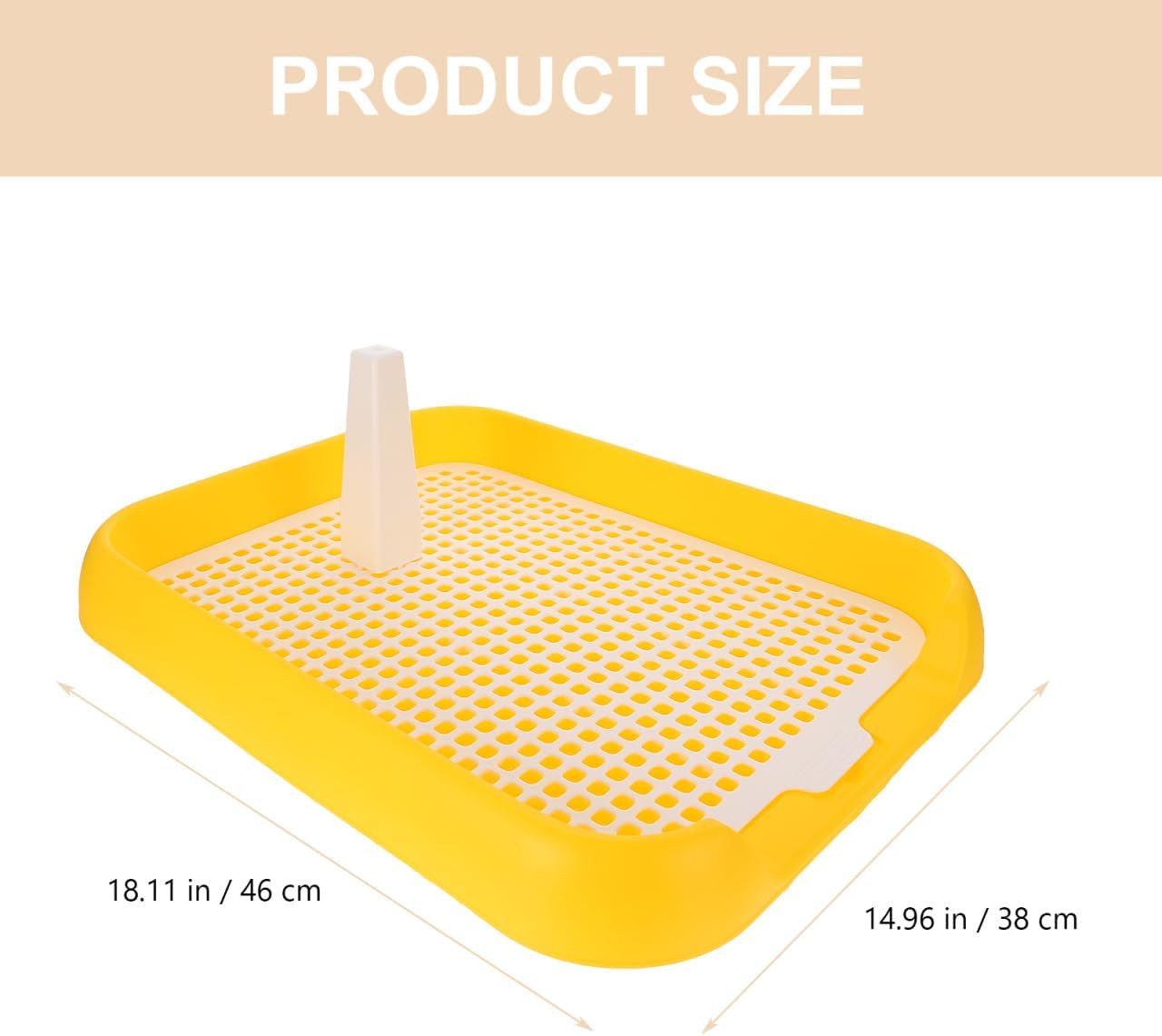 Dog Litter Box Mesh Training Toilet Potty Tray for Puppy and Small Size Dog Indoor Dogs Potty Training Pads Holder for Small and Medium Dogs Pee Pad Holder