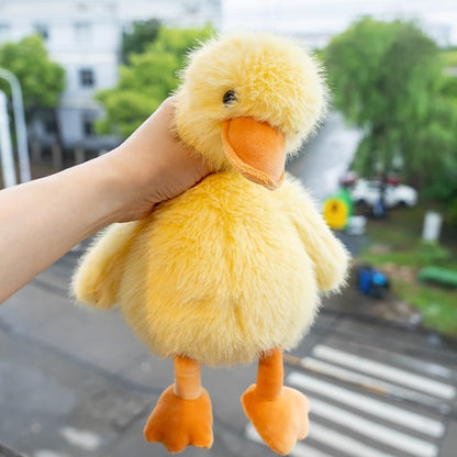 Yellow Duck Plush Toy 13.8" - Soft Stuffed Animal Valentine Birthday Gift