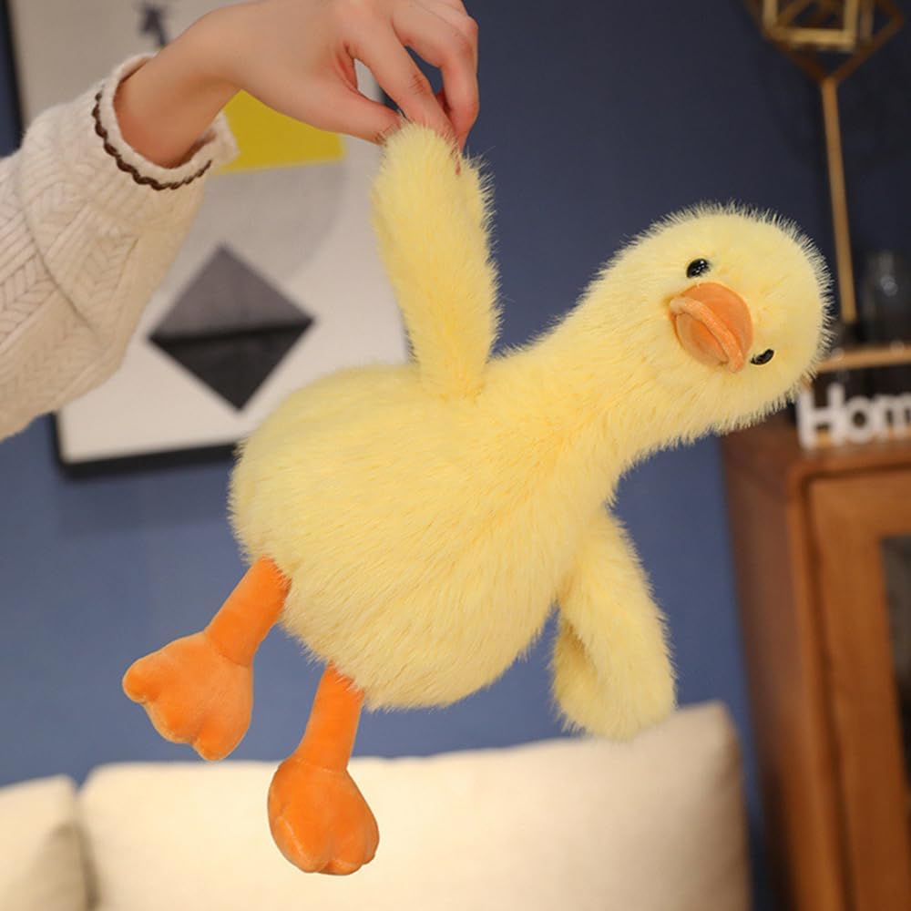Yellow Duck Plush Toy 13.8" - Soft Stuffed Animal Valentine Birthday Gift