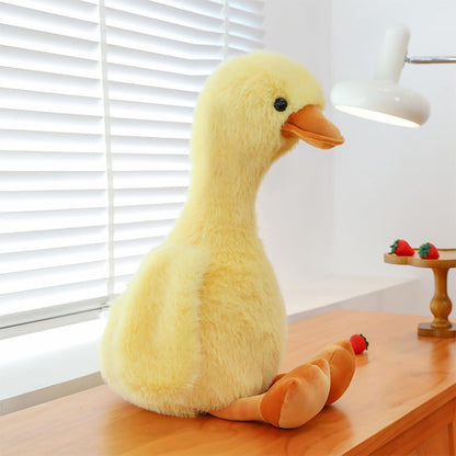 Yellow Duck Plush Toy 13.8" - Soft Stuffed Animal Valentine Birthday Gift