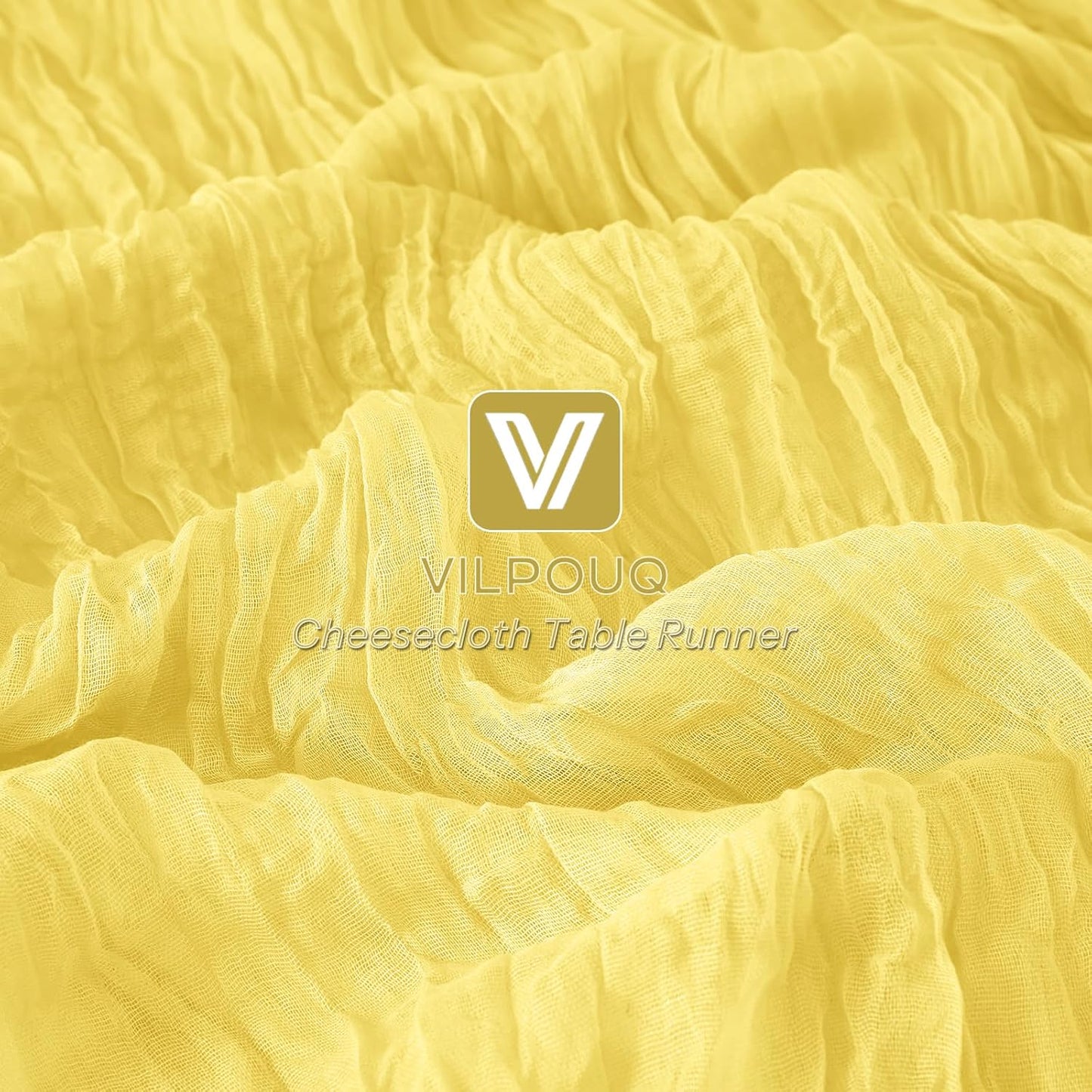 15Pack Light Yellow Cheesecloth Table Runner 17 x 108 inch Yellow Table Runner Boho Gauze Cheese Cloth Table Runner Semi Sheer Table Runner for Wedding Bridal Baby Shower Farmhouse Party Home Decor