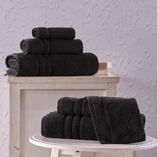 Washcloth Linen Set Premium Original Turkish Cotton, Hotel Quality for Maximum Softness & Absorbency for Face, Hand, Kitchen & Cleaning (Yellow, Washcloth Set)