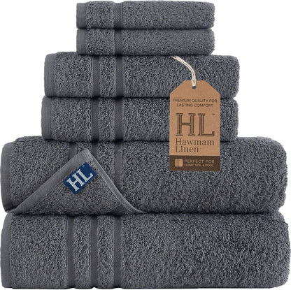 Washcloth Linen Set Premium Original Turkish Cotton, Hotel Quality for Maximum Softness & Absorbency for Face, Hand, Kitchen & Cleaning (Yellow, Washcloth Set)